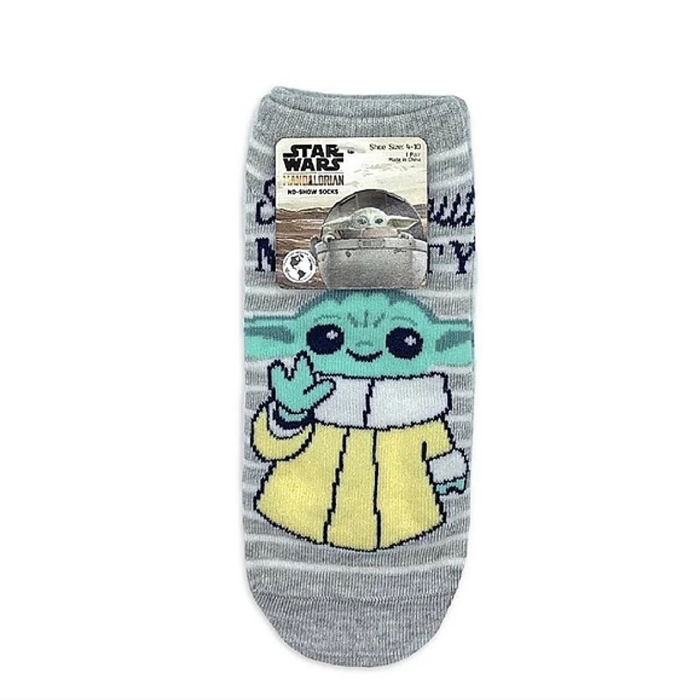 Star Wars Mandalorian Yoda Small But Mighty No Show Socks